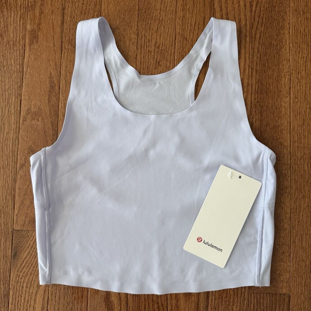 Lululemon Fast And Free Tank Women’s Small Serene Blue Lightweight Run Nulux NWT